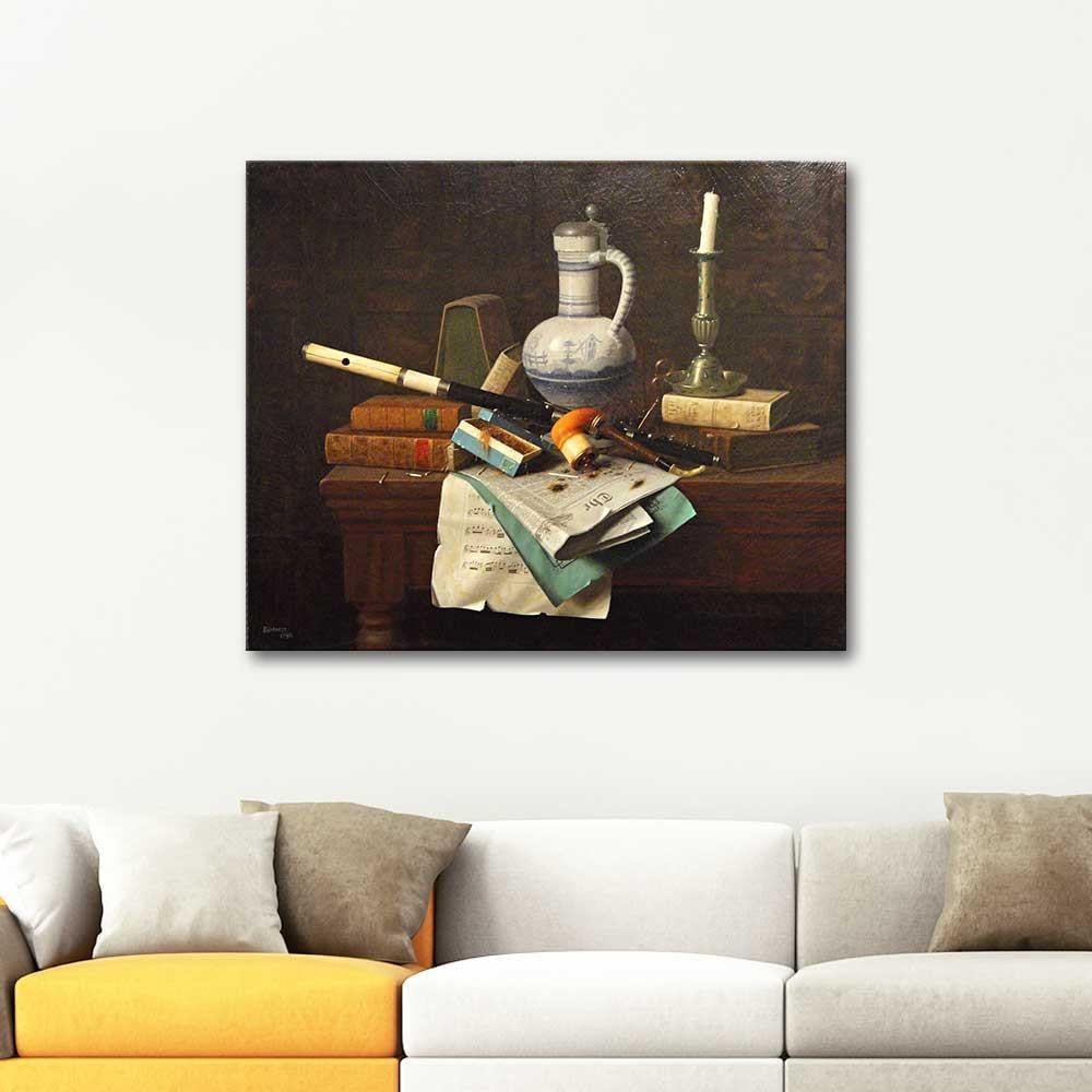 William Michael Harnett Emblems of Peace Art Print