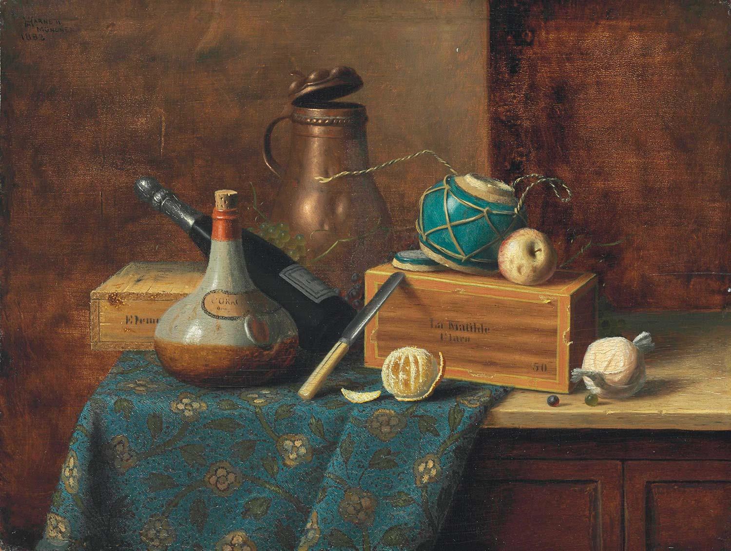 William Michael Harnett Natürmort Kanvas Tablo