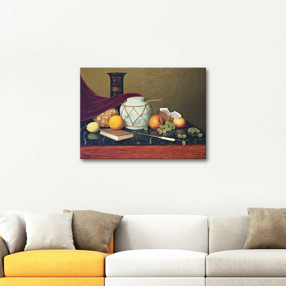 William Michael Harnett Still Life Ginger Jar Art Print