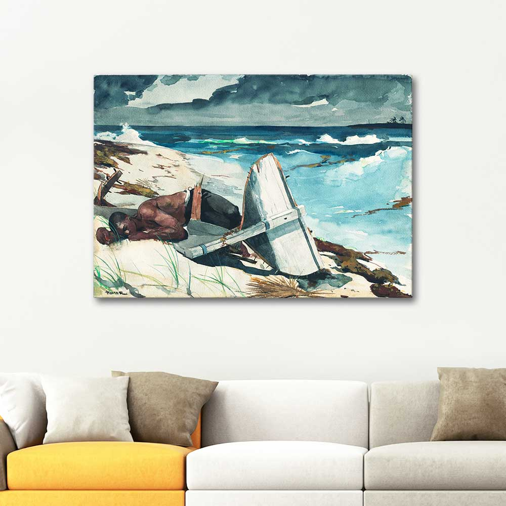 Winslow Homer After the Hurricane Bahamas Art Print