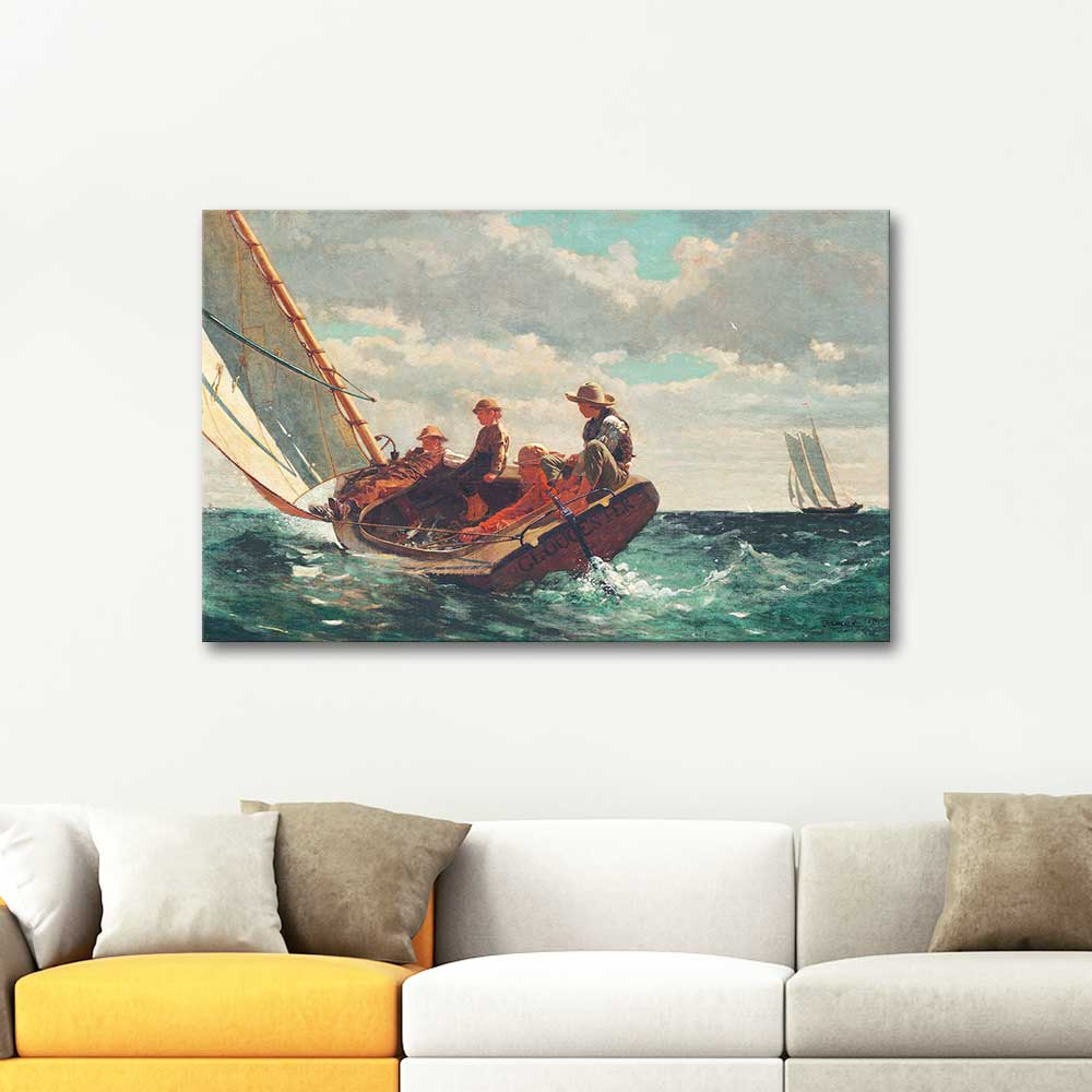 Winslow Homer Yelkenler Fora Kanvas Tablo