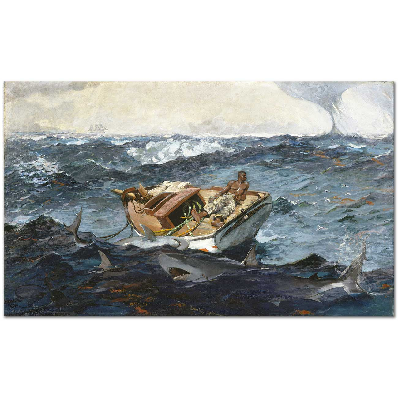 Winslow Homer Gulf Stream Art Print