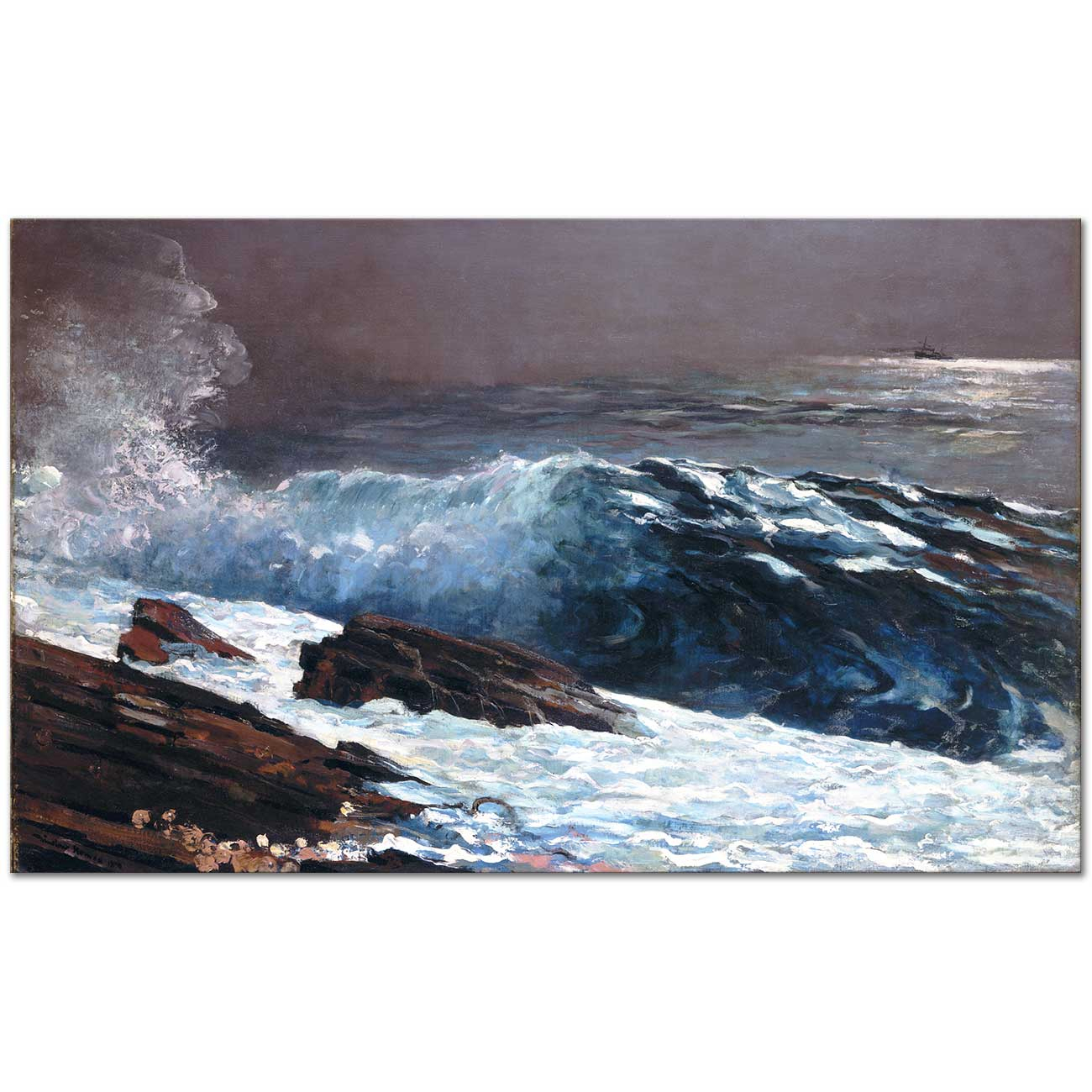 Winslow Homer Sunlight on the Coast Art Print