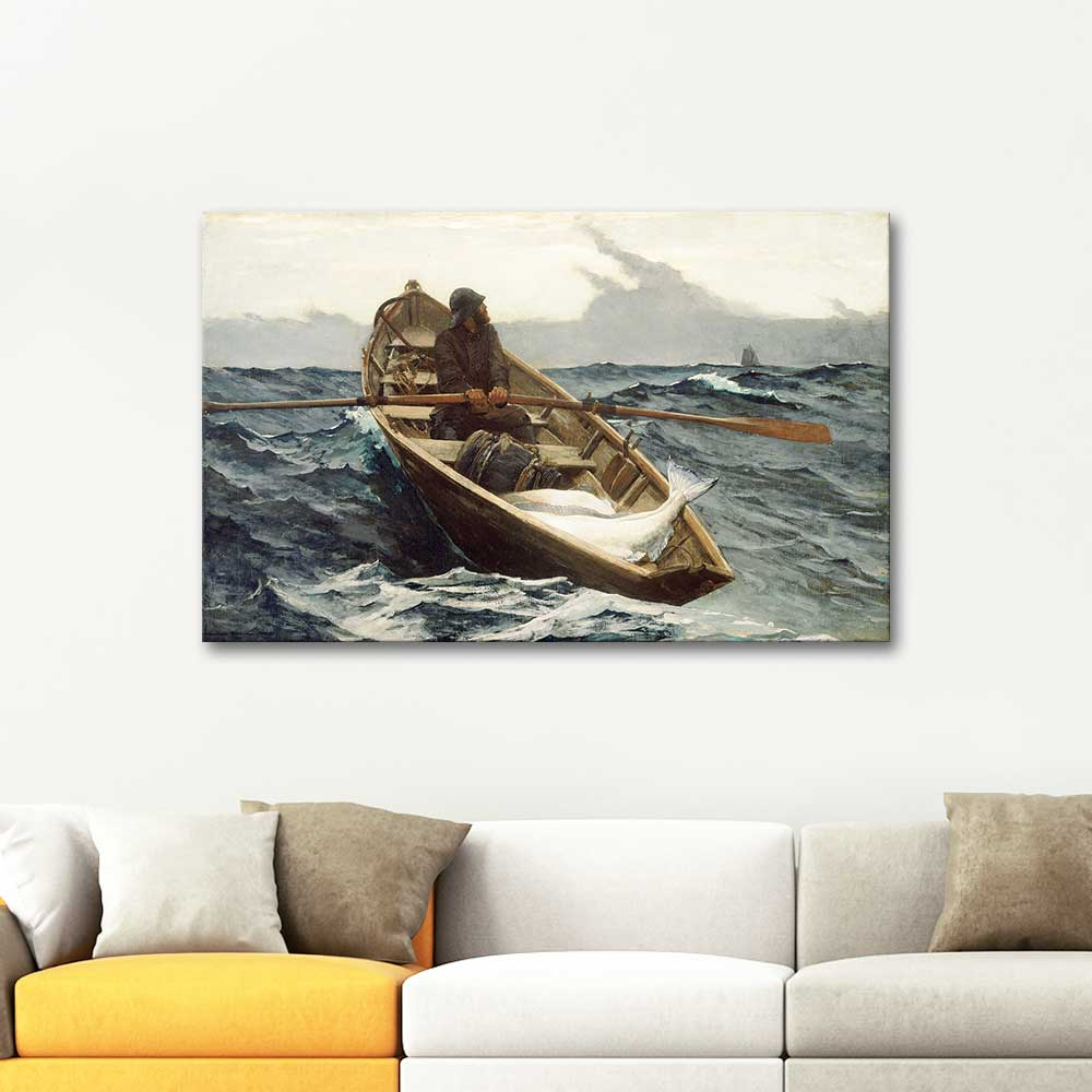 Winslow Homer Sis Uyarısı Kanvas Tablo
