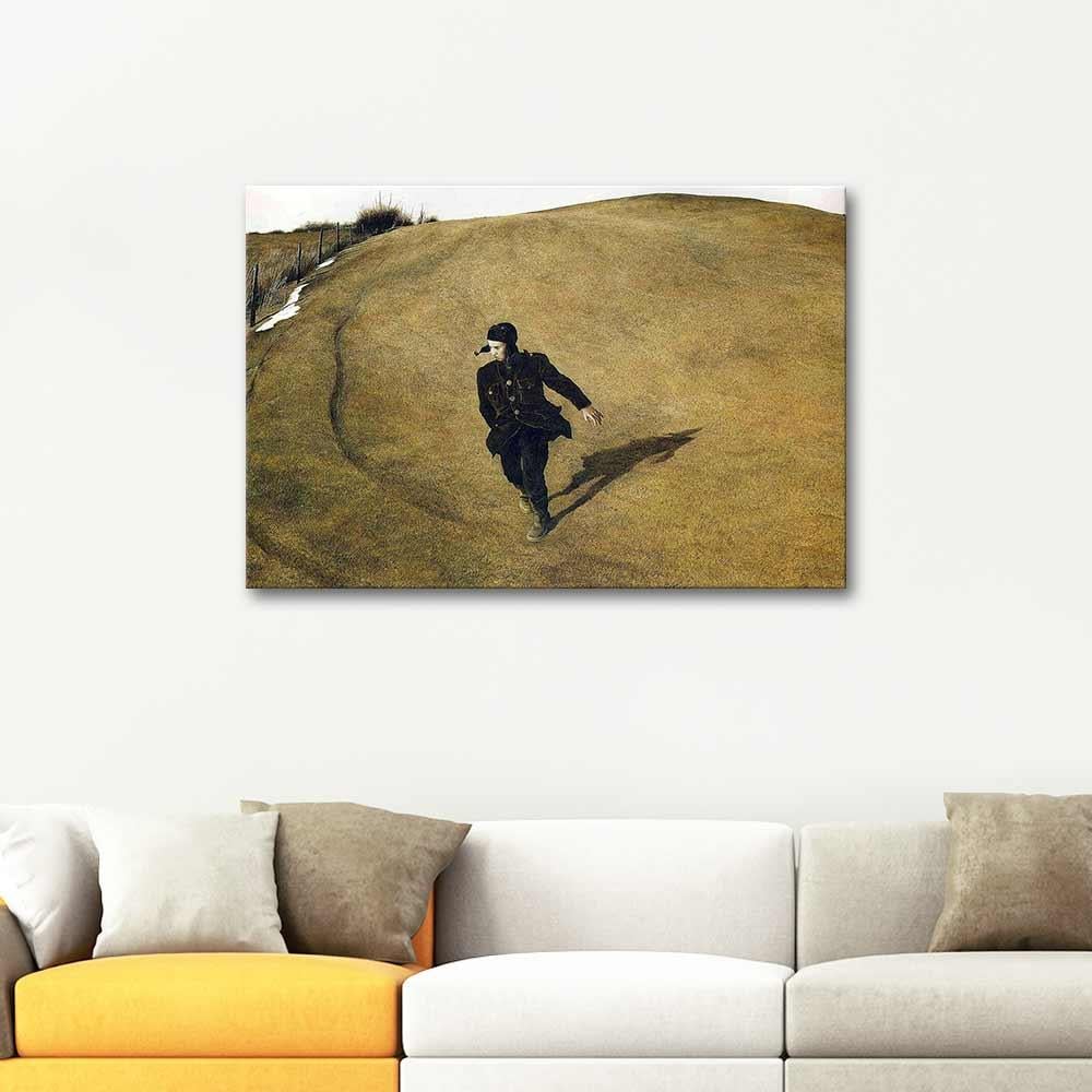 Andrew Wyeth Kış Kanvas Tablo