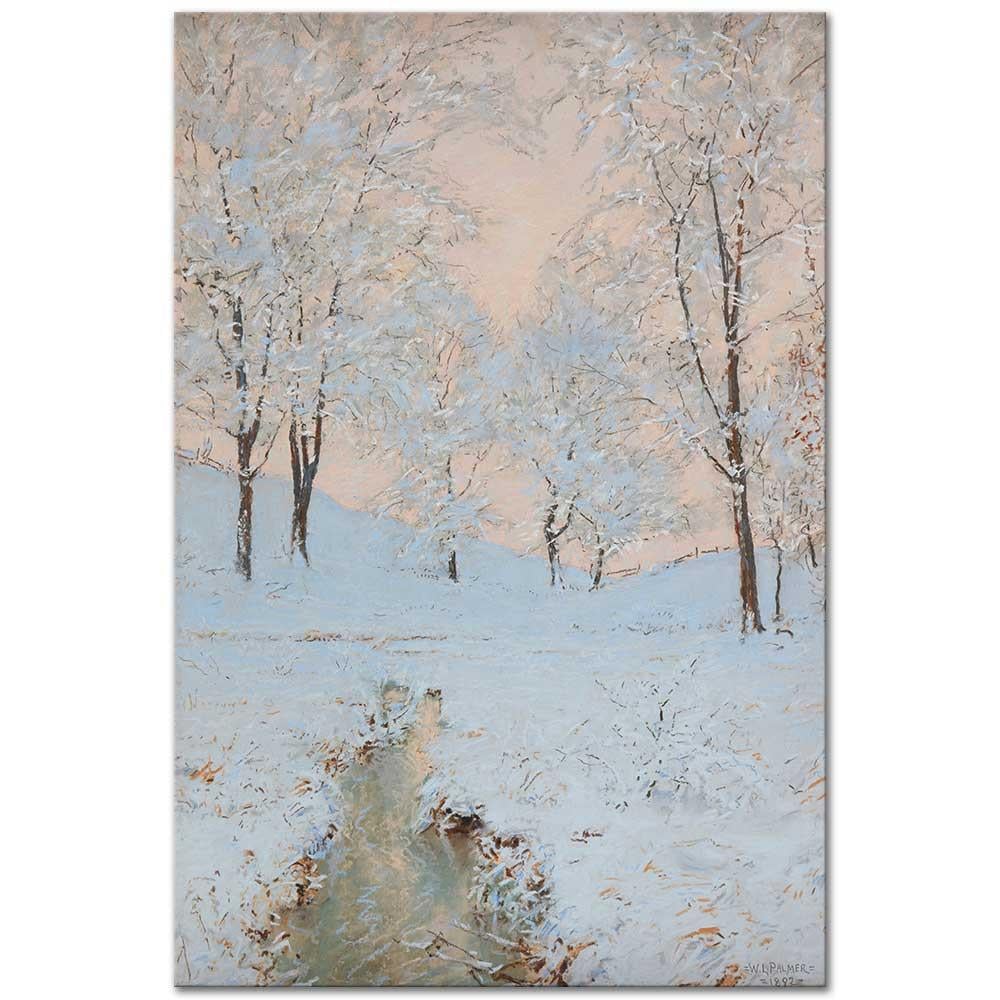 Walter Launt Palmer Kış Parıltısı Kanvas Tablo