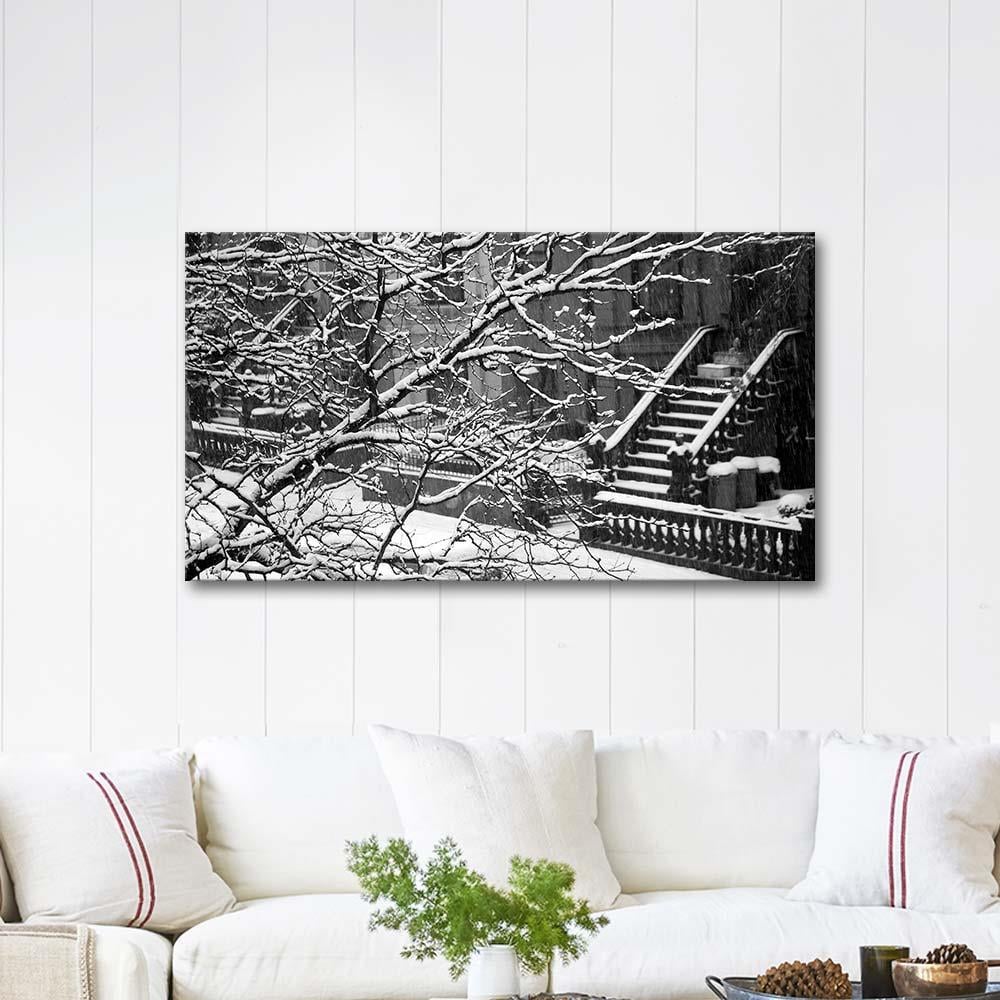 New York'da Kış Kanvas Tablo