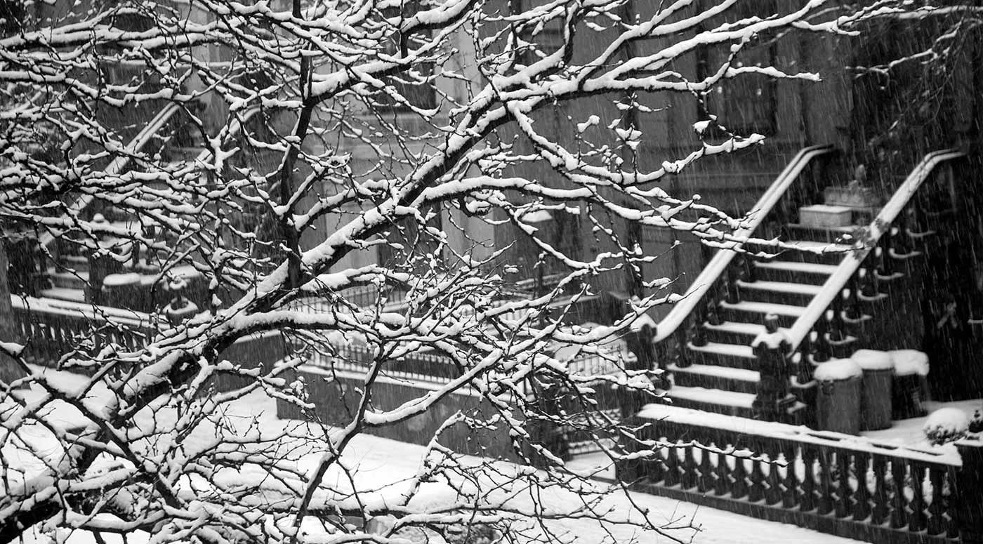 New York'da Kış Kanvas Tablo