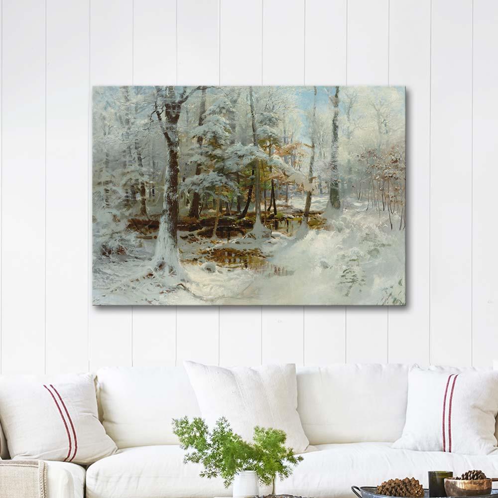 Winter Scene by Walter Launt Palmer as Art Print