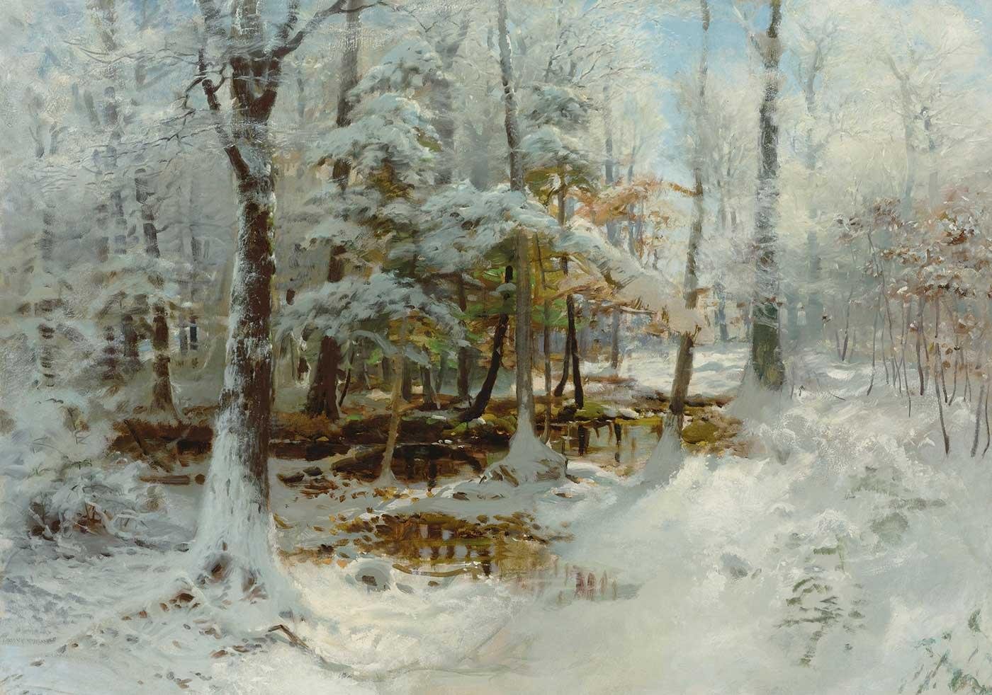 Winter Scene by Walter Launt Palmer