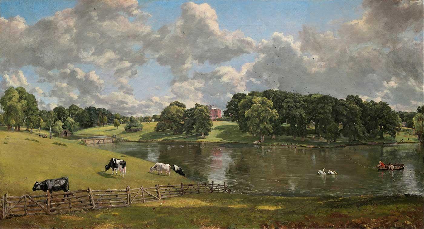 Wivenhoe Park Essex by John Constable as Art Print