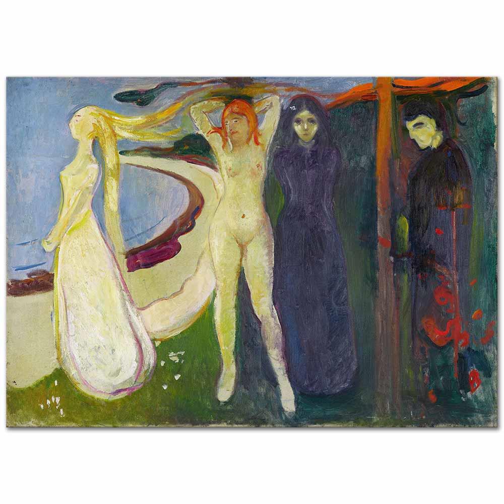 Woman Sphinx by Edvard Munch as Art Print