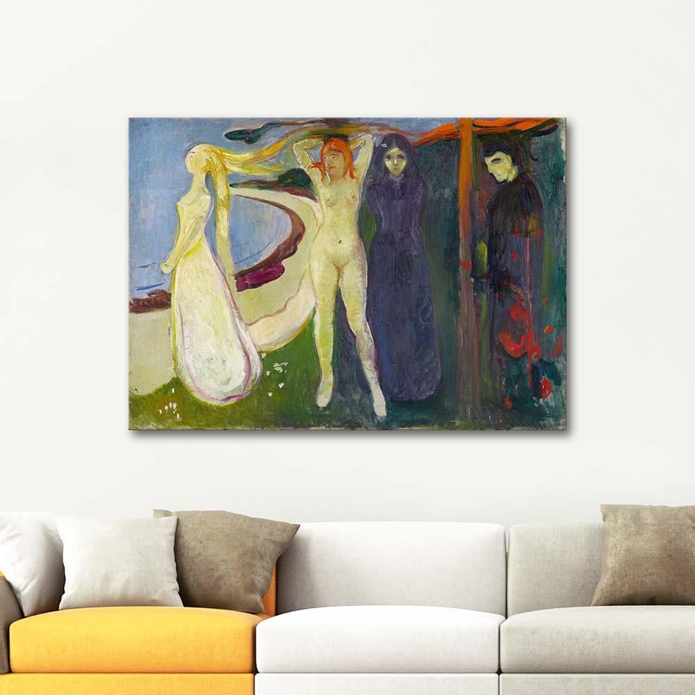 Woman Sphinx by Edvard Munch as Art Print