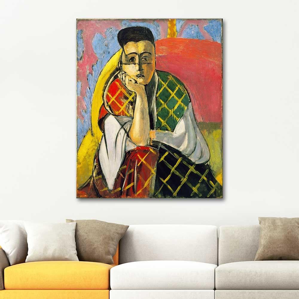 Henri Matisse Peçeli Kadın Kanvas Tablo