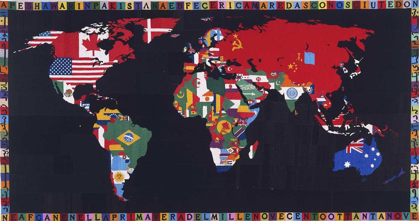 World Map by Alighiero Boetti