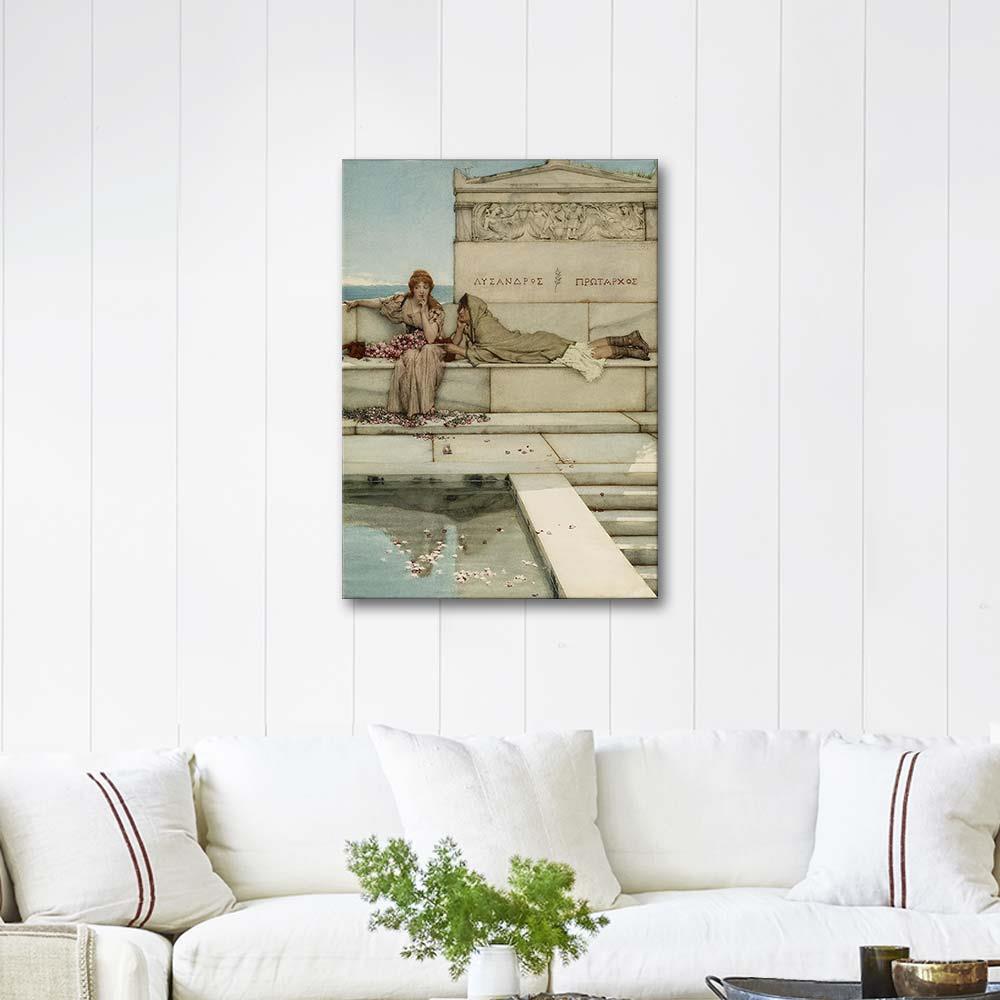 Xanthe and Phaon by Sir Lawrence Alma-Tadema as Art Print