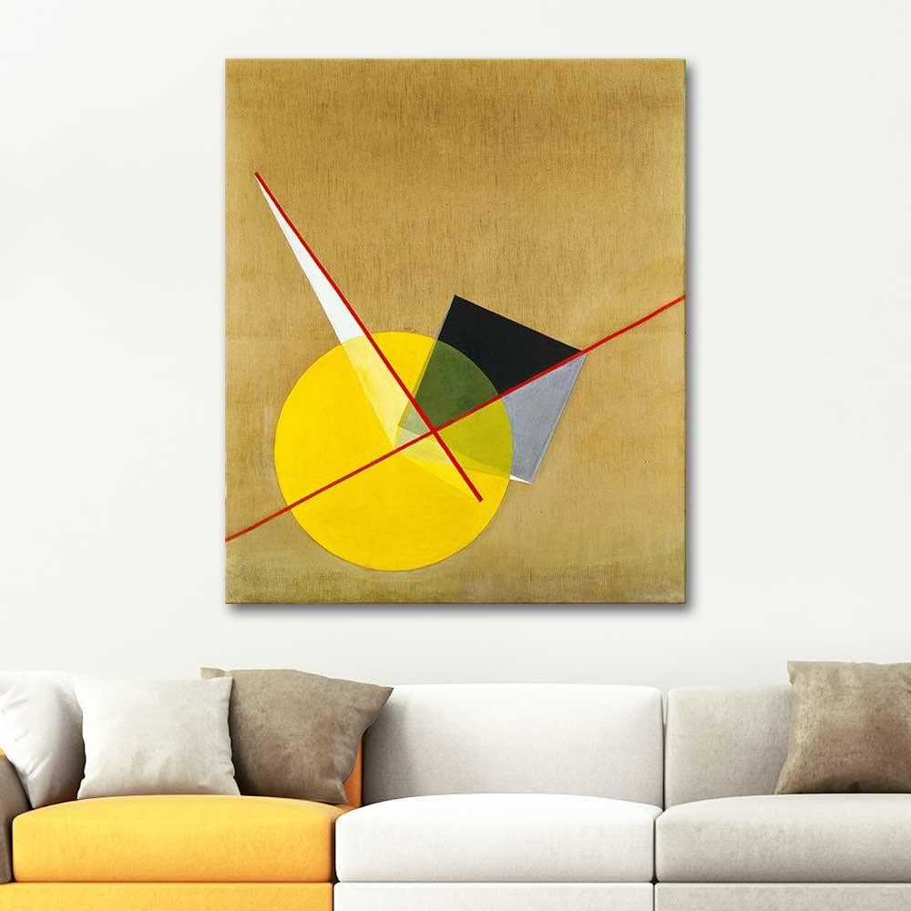 Yellow Circle by Laszlo Moholy Nagy as Art Print