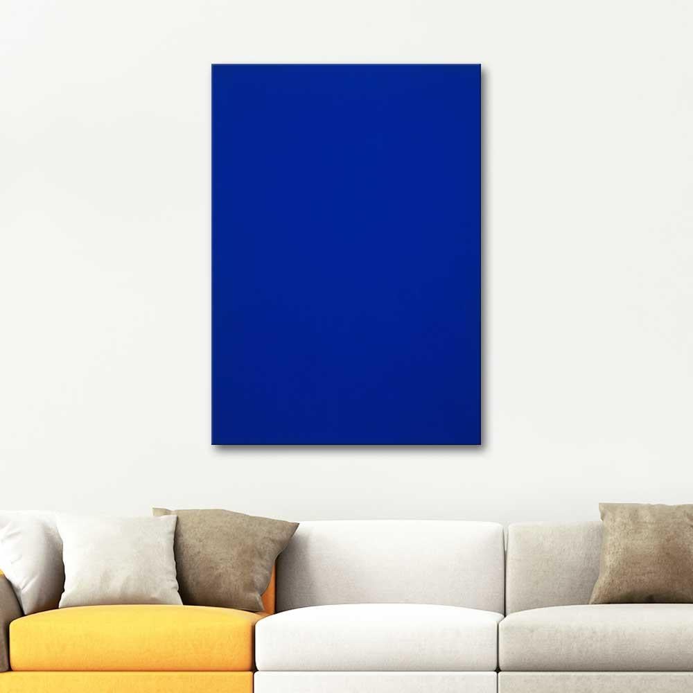 Yves Klein Mavi Monokrom Kanvas Tablo