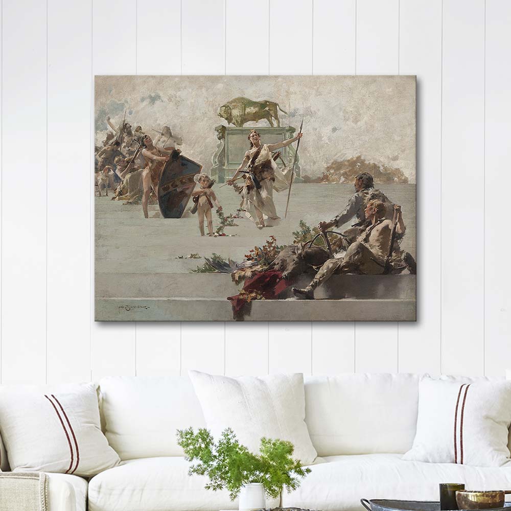 Zdzislaw Jasinski Allegory of the Hunt Art Print