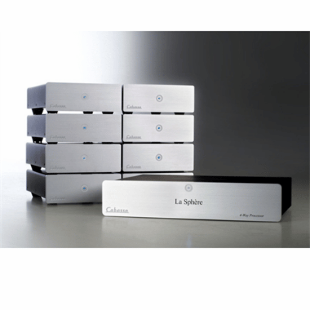 Cabasse The Sphere Masterpeace Hoparlör Amplifikatörleriyle birlikte 