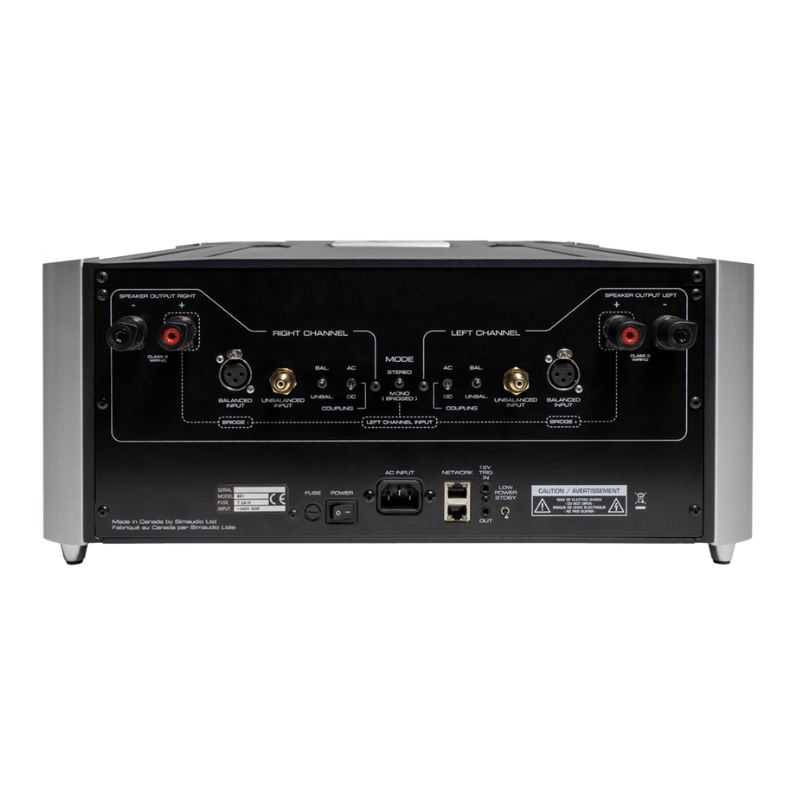 MOON 861 Solid State Stereo Güç Amplifikatörü