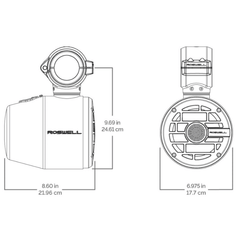 Roswell R 6.5 Marine Tower Antrasit Çift Fiatıdır