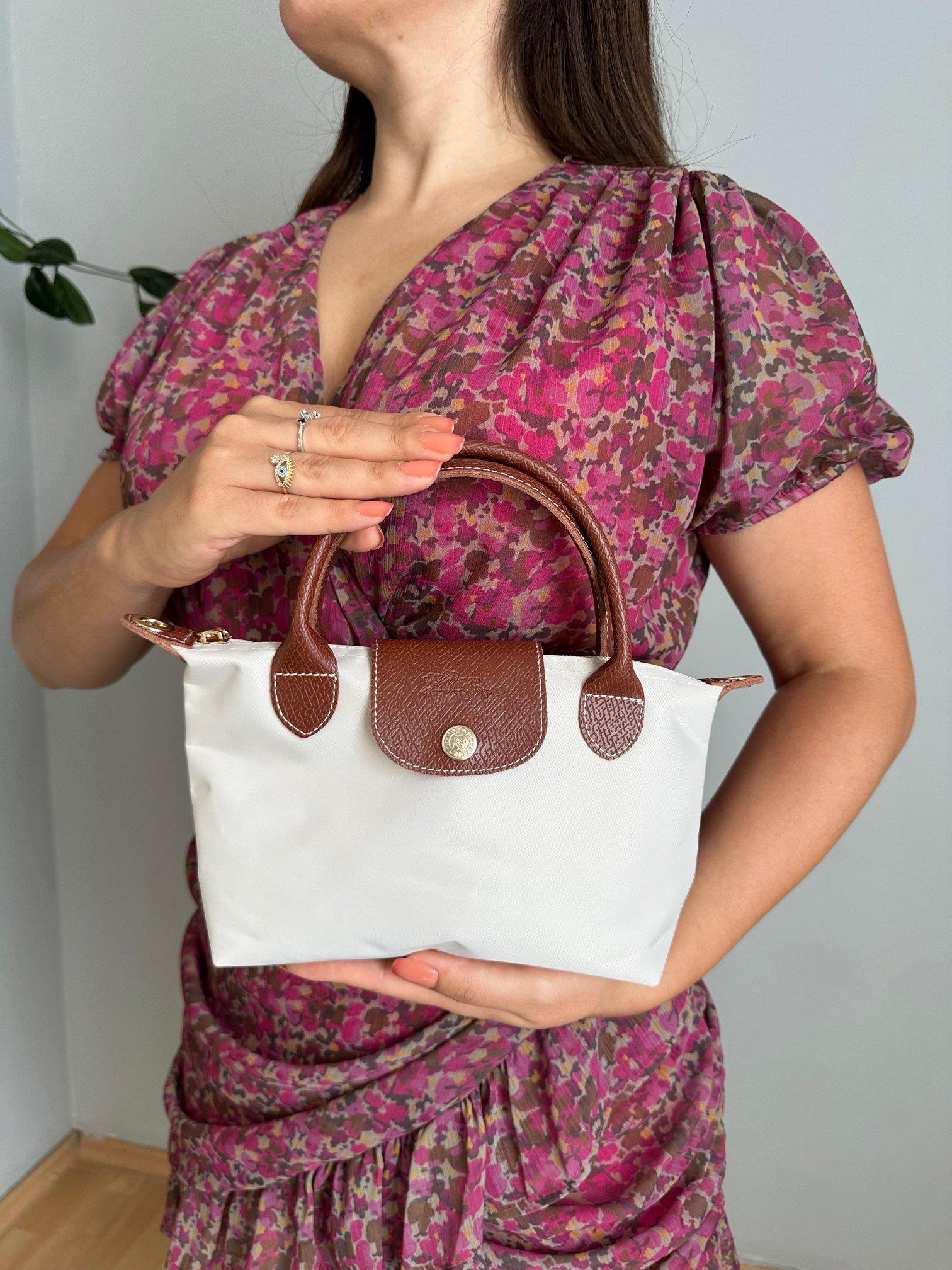 Krem L-Champ Mini Kadın Çanta | mustbagshop.com