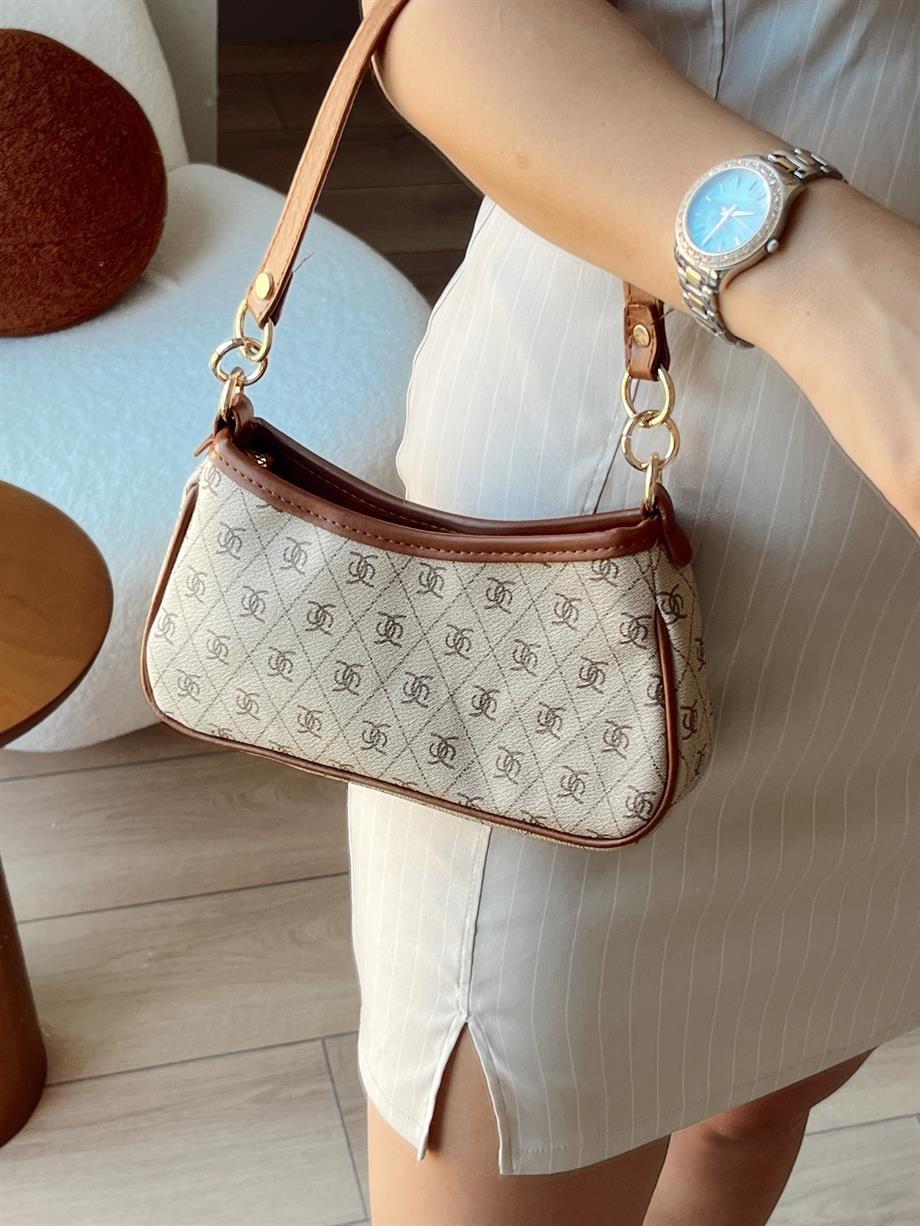 Taba Farme Monogram Baget ve Çapraz Çanta | mustbagshop.com