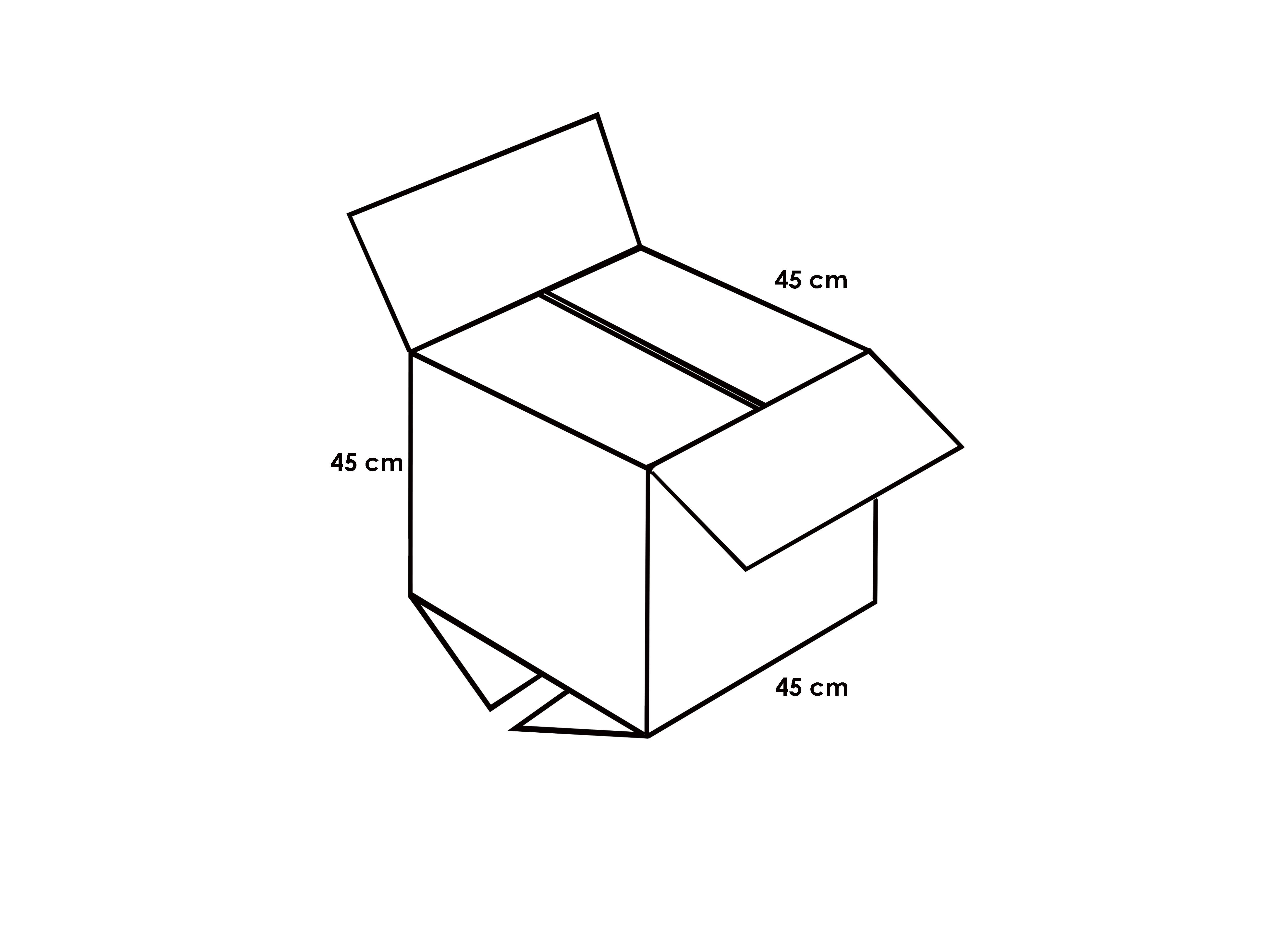 Karton Koli 45x45x45 cm