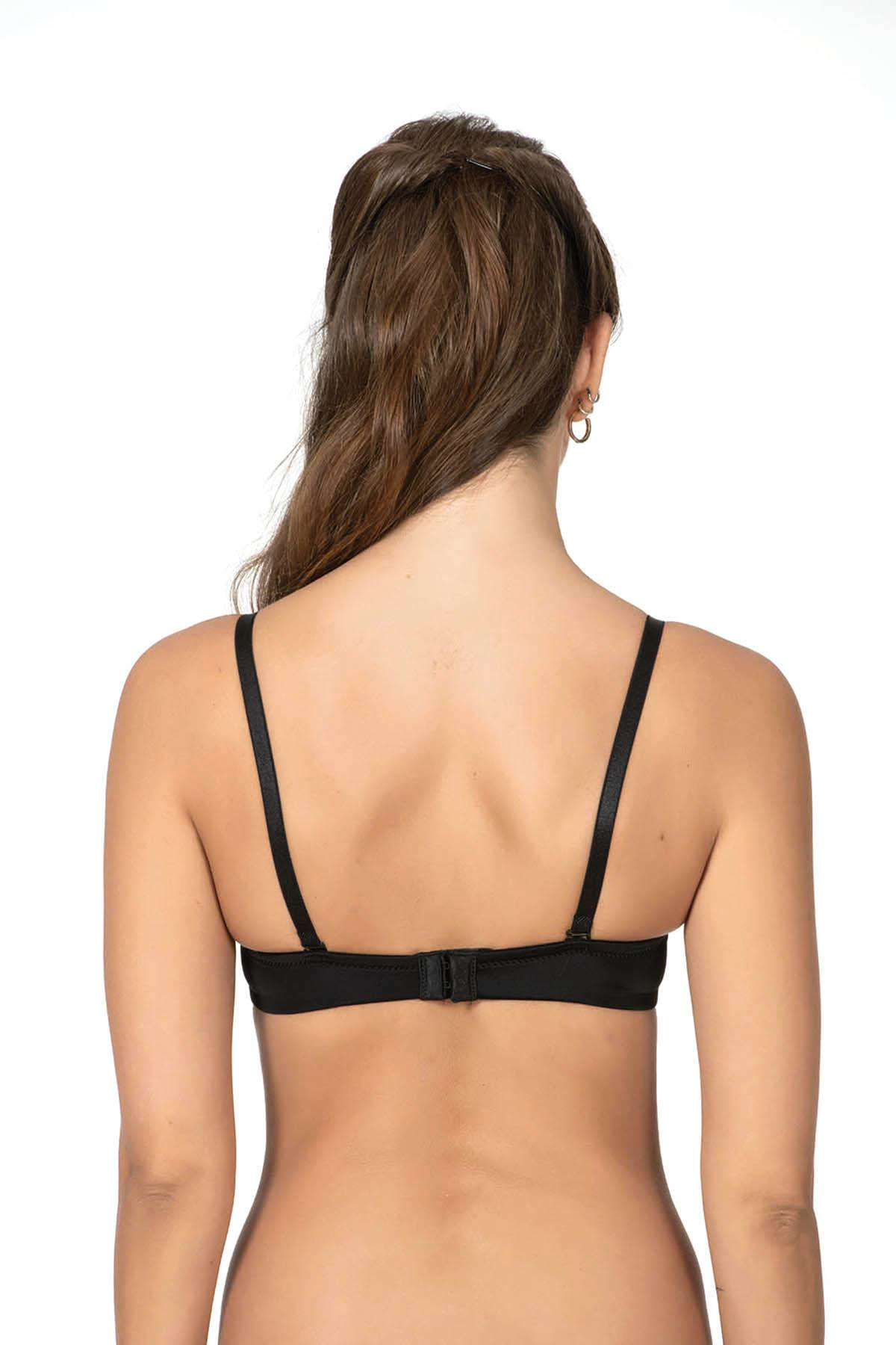  Desteksiz  Sütyen Siyah | Belvu 1110 