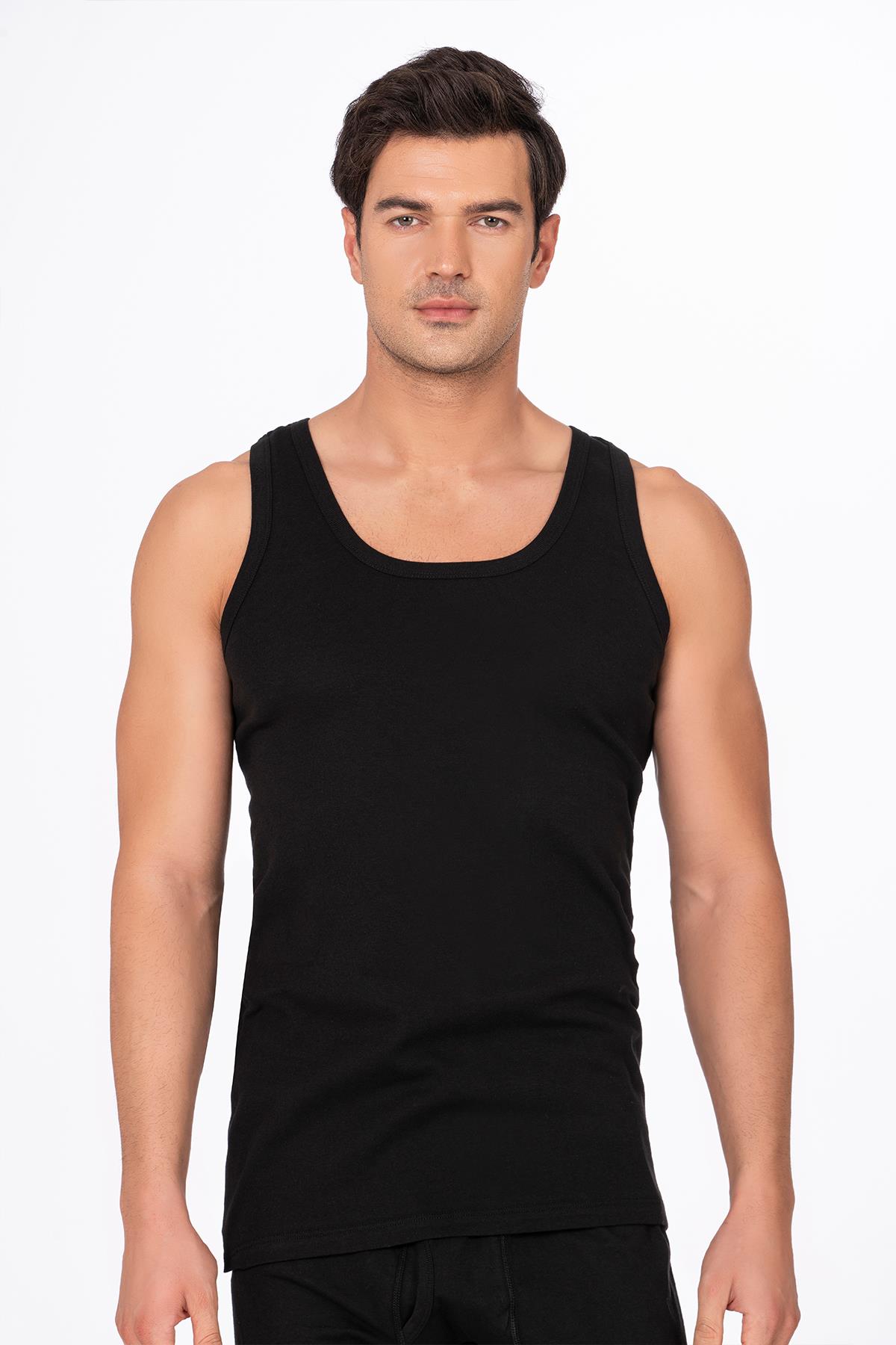  Erkek Ribana Atlet Siyah | K0113