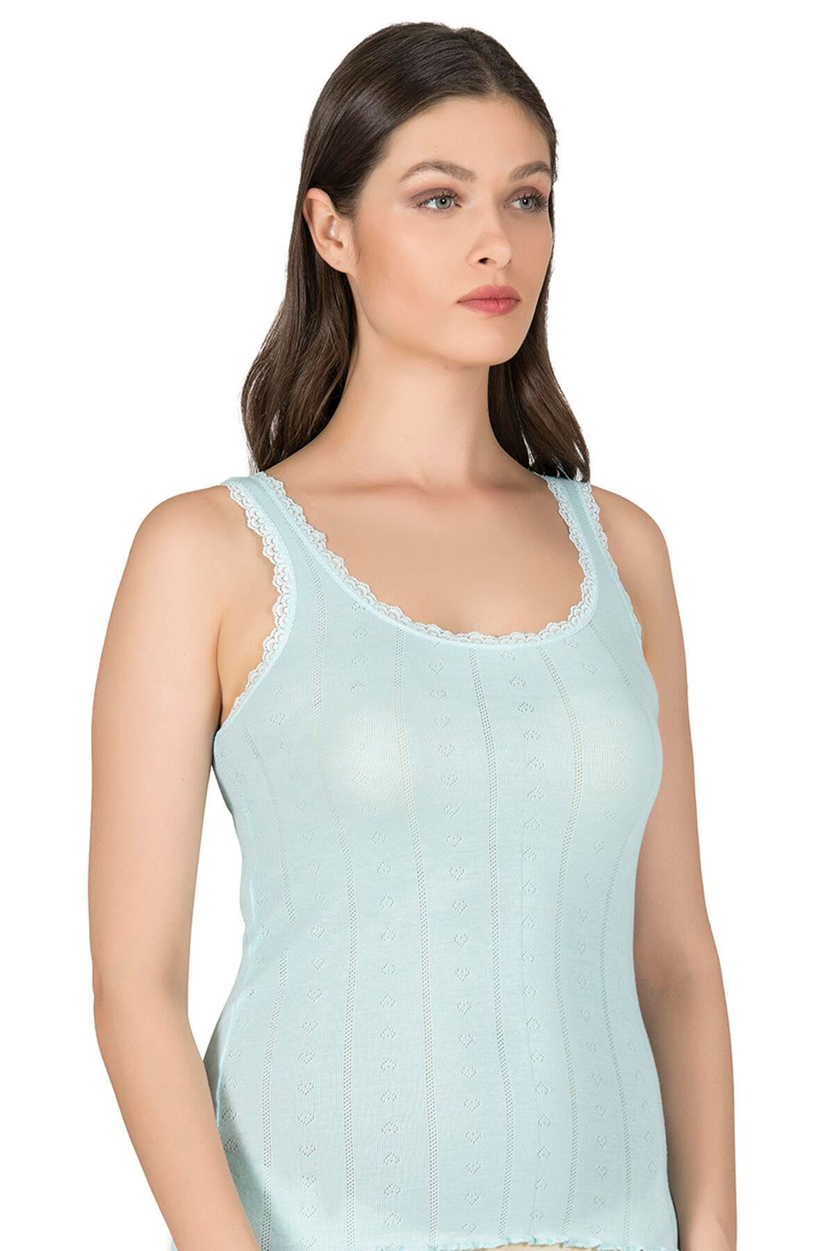  Kadın Yumoş Atlet Turkuaz | Kompedan K23493 