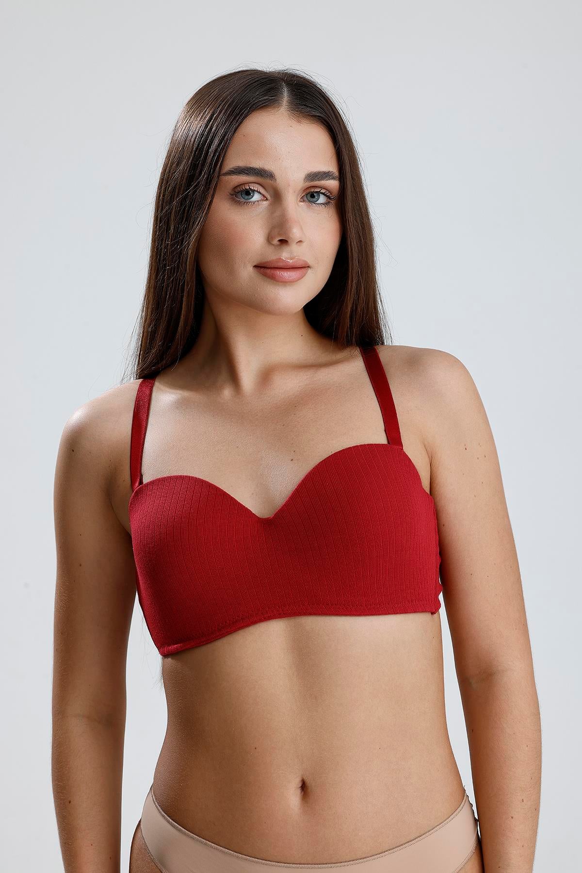 Basic Lotus Sütyen | Bordo 276
