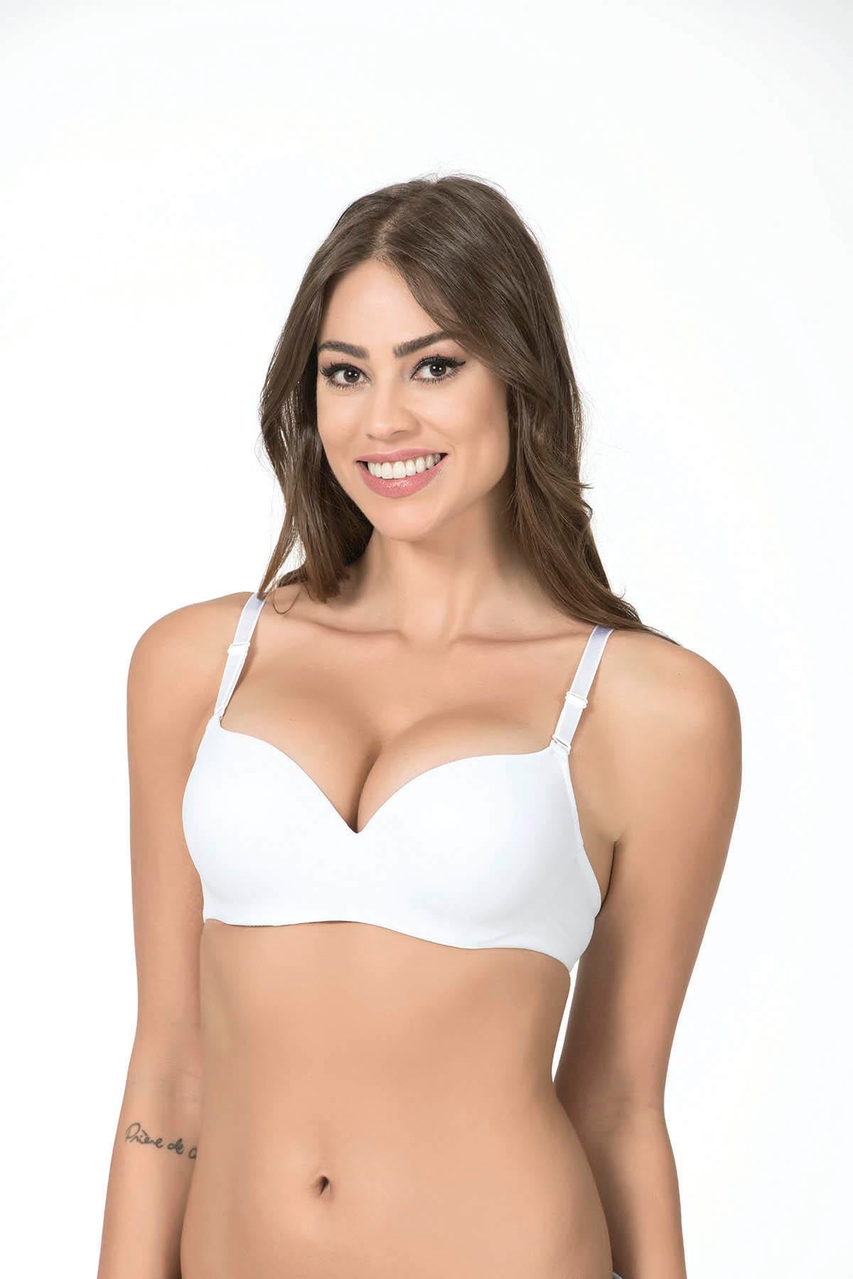 Belvu Push-Up Sütyen Beyaz | 1109