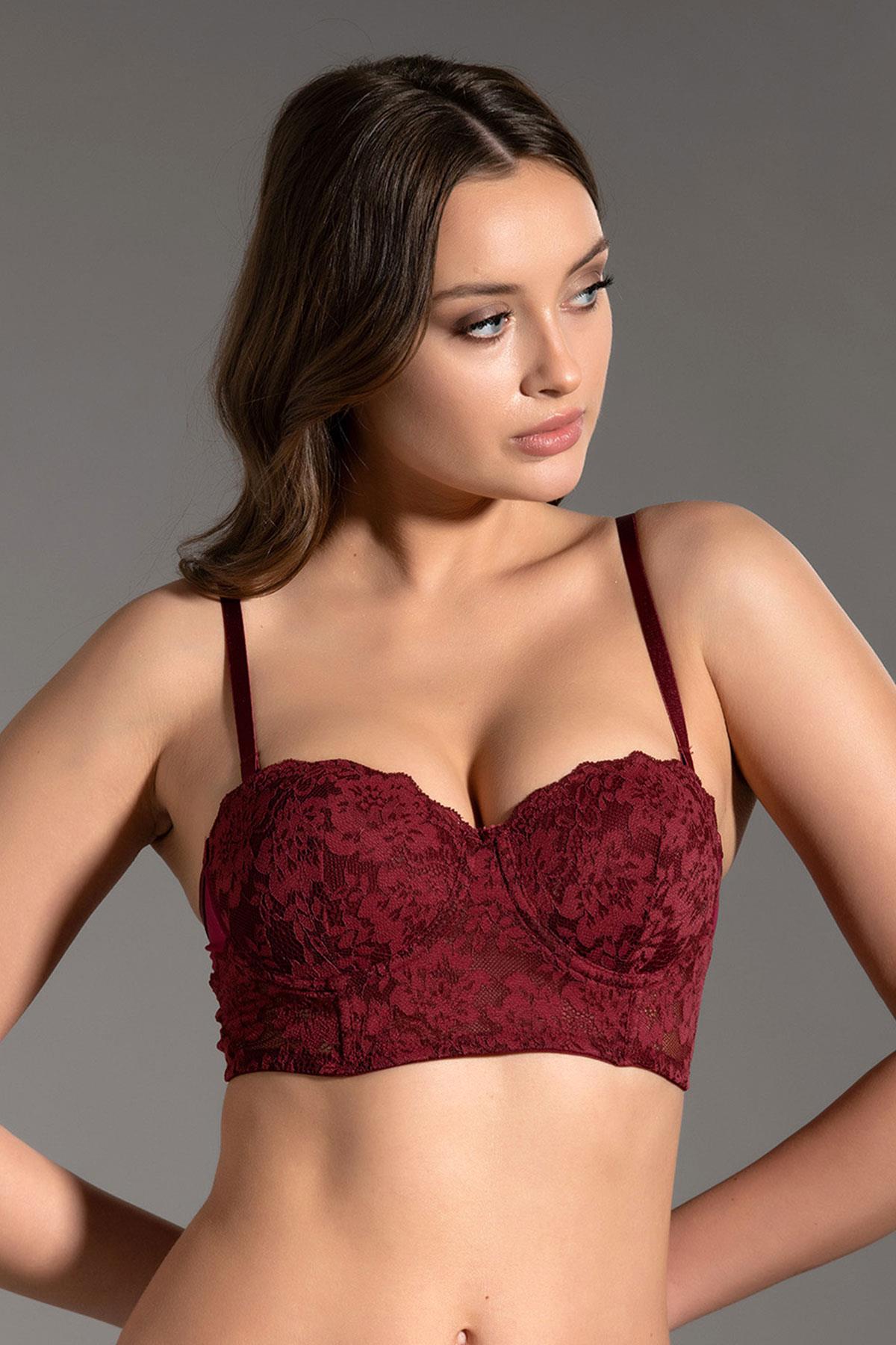 Dantelli Destekli Bustiyer | New Bra 5120