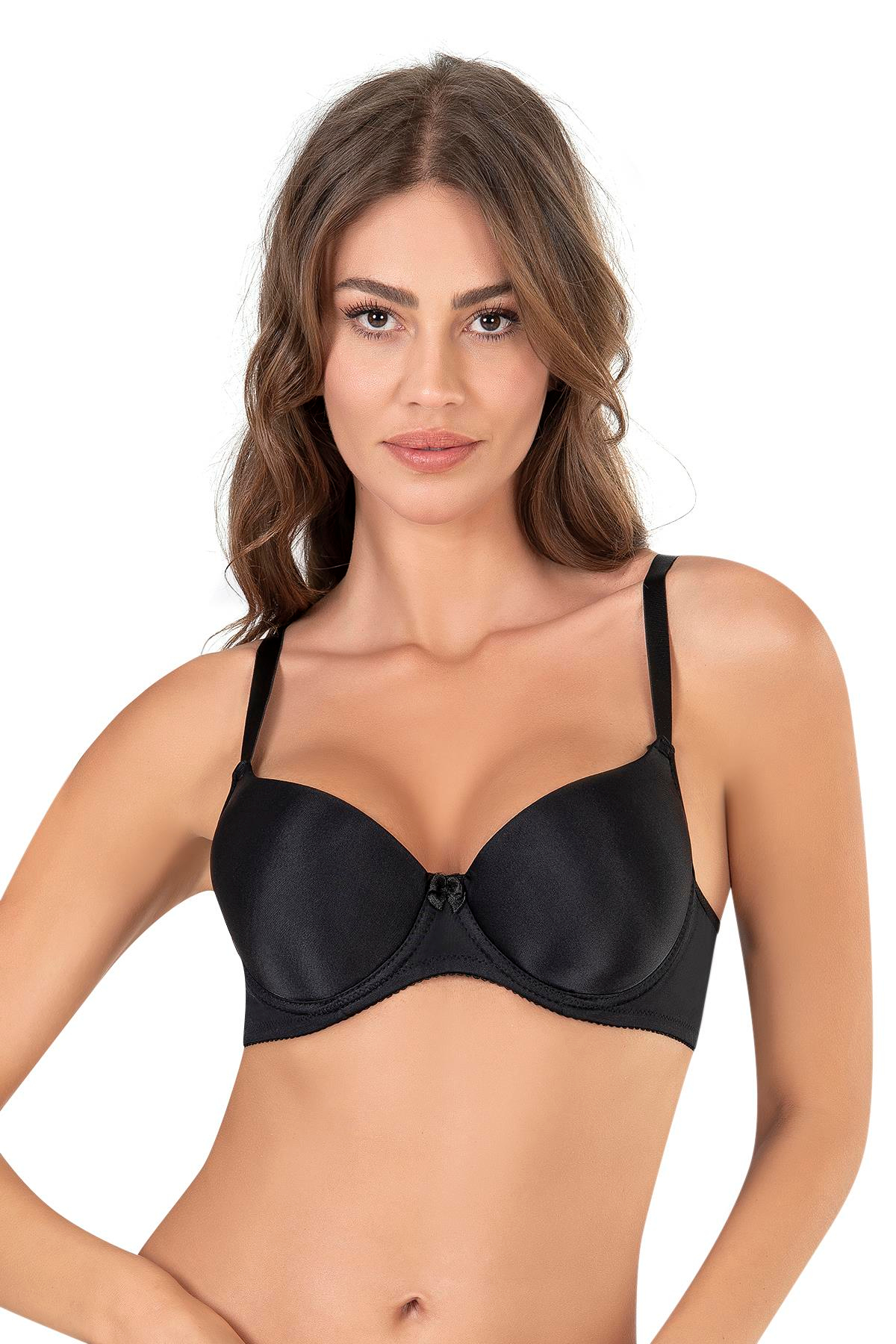 Desteksiz Balenli Desteksiz Basic Sütyen Siyah | NBB 3505