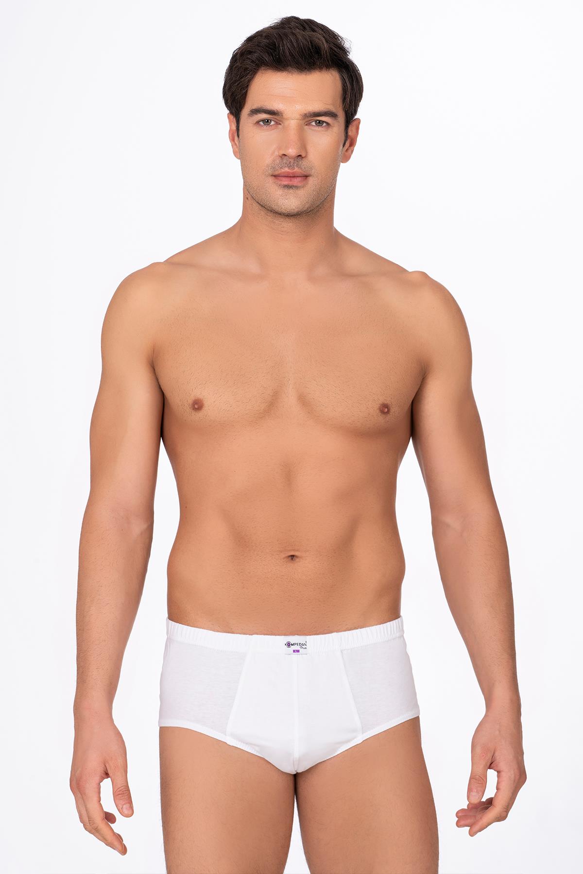 Erkek Klasik Pamuklu Slip Külot 3'lü Paket – Karışık Renk | Asorti K0037