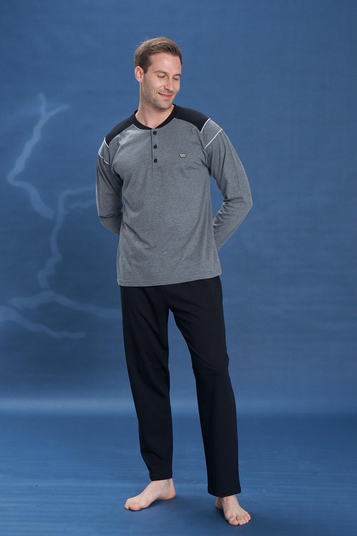 Erkek Penye Süprem Genç Önü Patlı Takım | Antrasit 2130