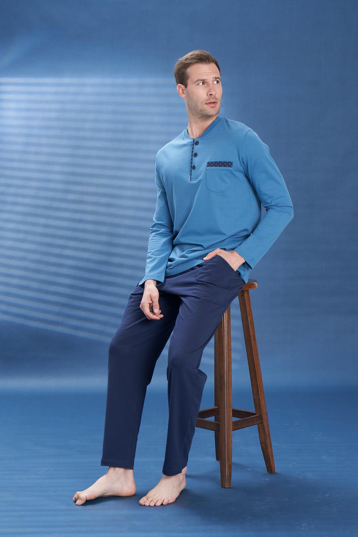 Erkek Penye Süprem Genç Önü Patlı Takım | Petrol 2129