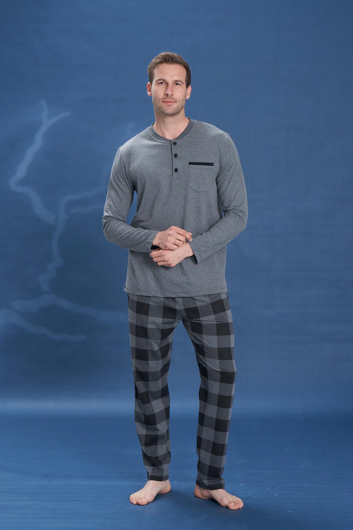 Erkek Penye Süprem Genç Önü Patlı Takım | Antrasit 2146