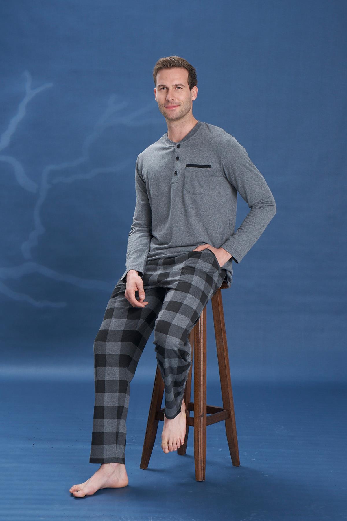 Erkek Penye Süprem Genç Önü Patlı Takım | Antrasit 2146