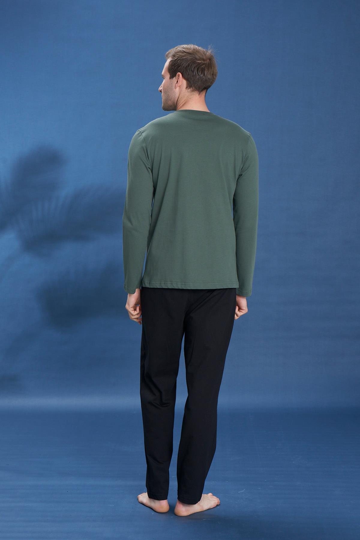 Erkek Penye Süprem Genç Önü Patlı Takım | Haki 2119