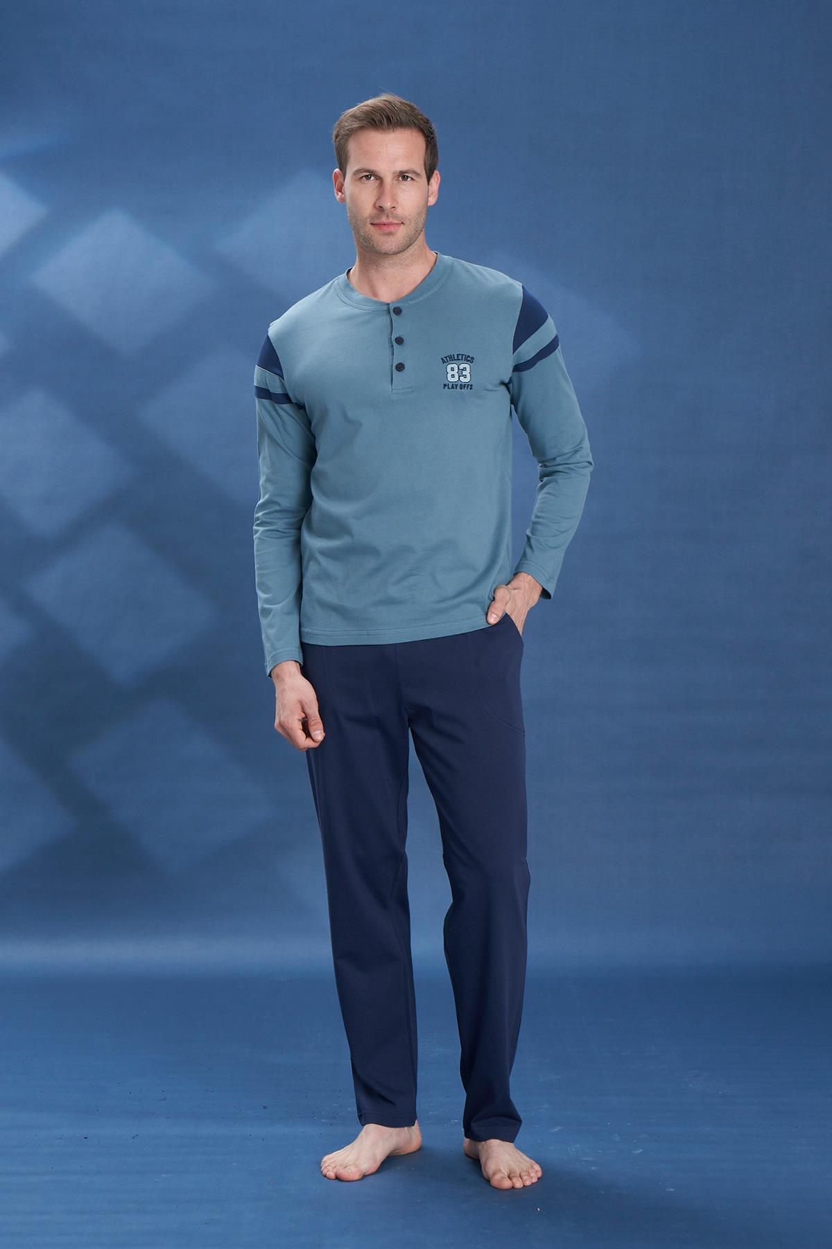 Erkek Penye Süprem Genç Önü Patlı Takım | Yeşil 2101