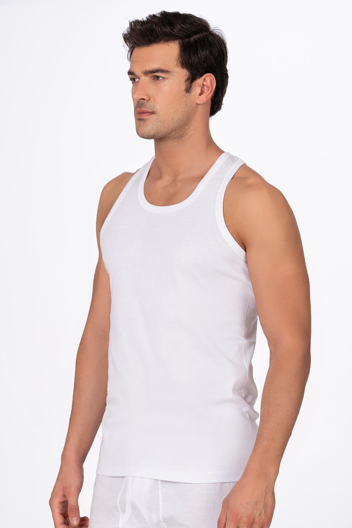 Erkek Ribana Sporcu Atlet Beyaz | K0058 