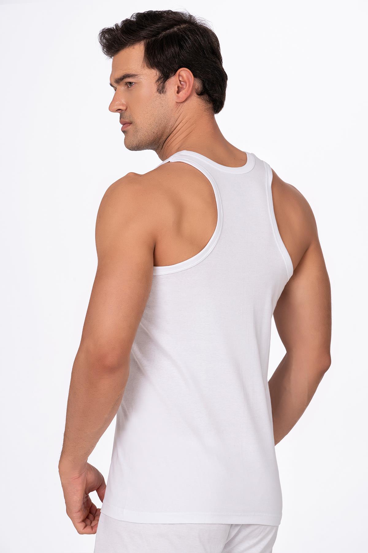 Erkek Ribana Sporcu Atlet Beyaz | K0058 