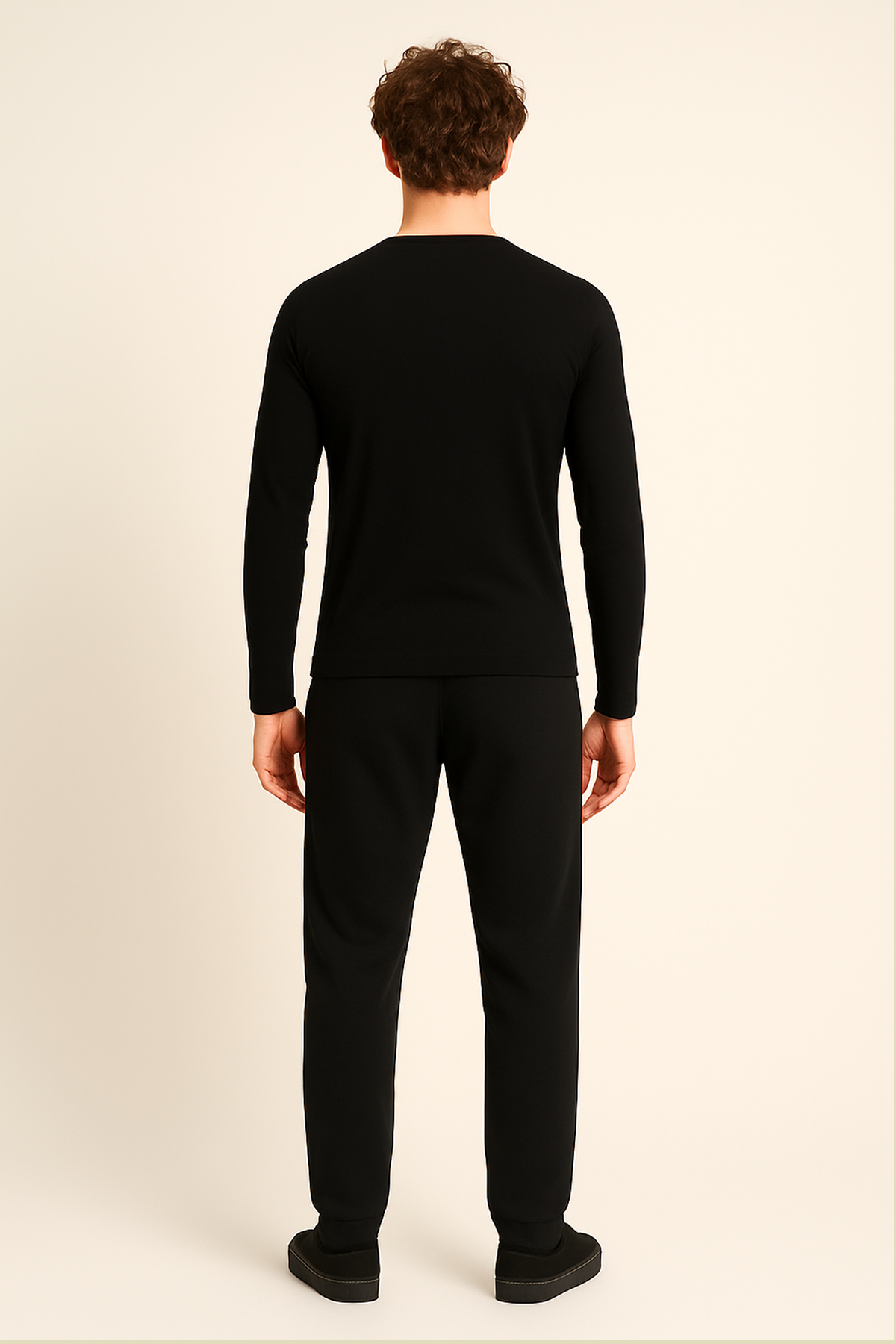 Erkek Termal Üst | Siyah  0126  