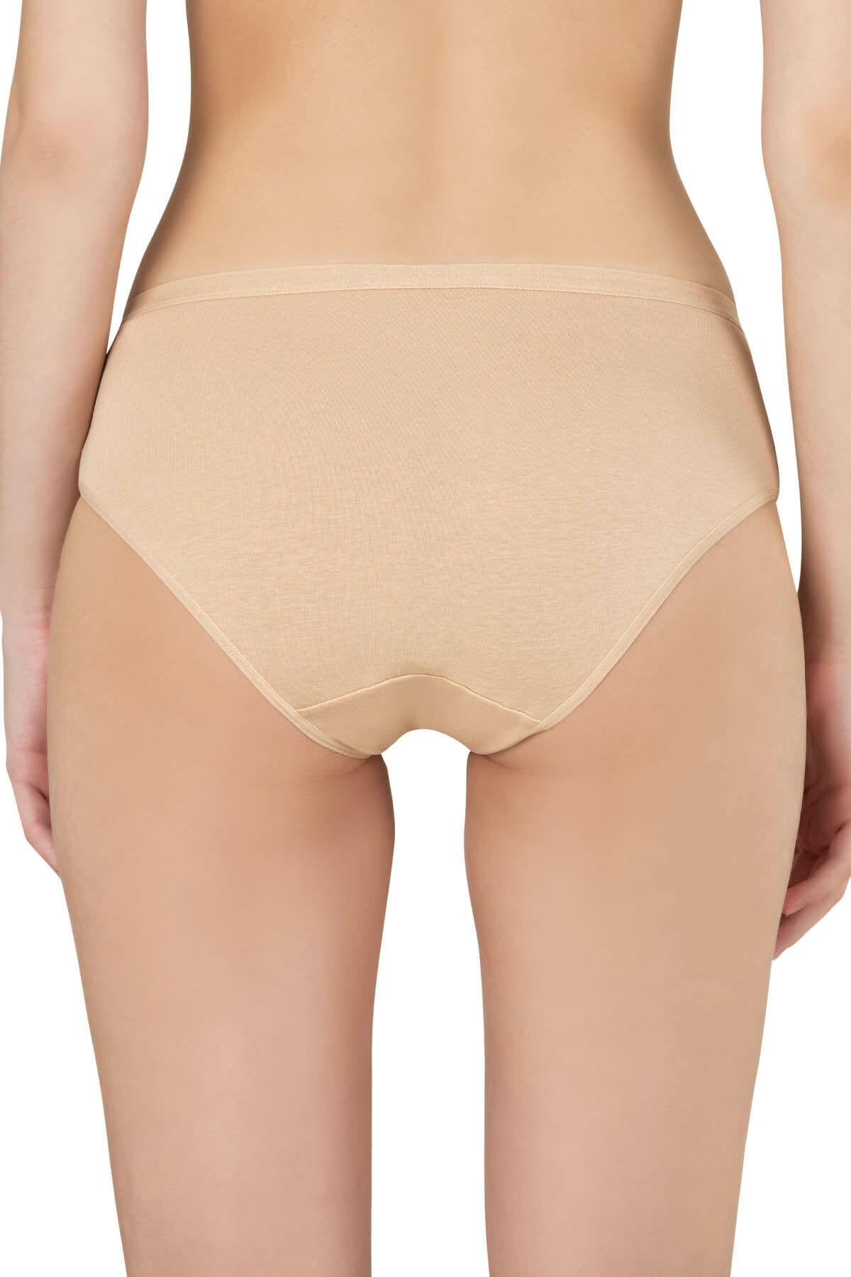 Kadın 3'lü Paket Pamuklu Yüksek Bel Battal Bato Külot | özk 26800