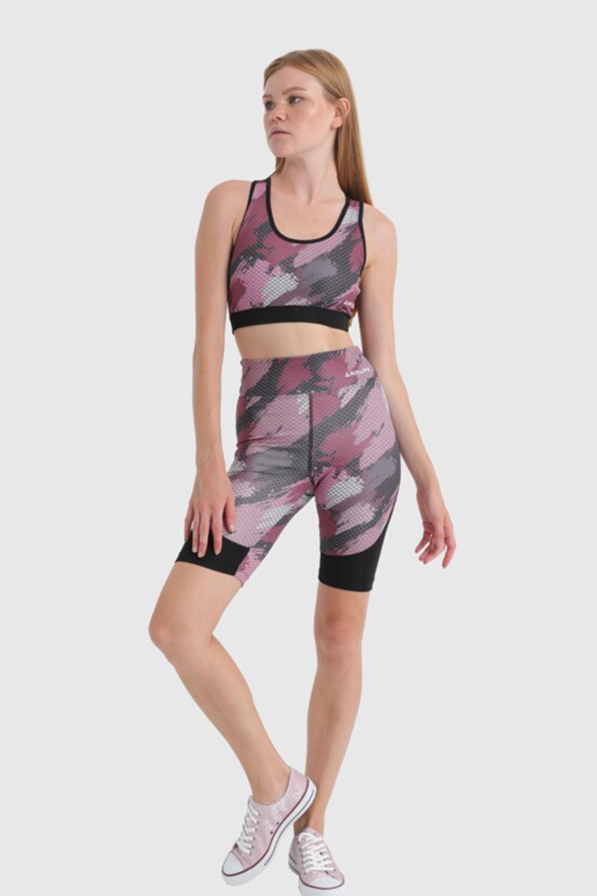 Kadın Bra Spor Bustiyer | Bordo 21015