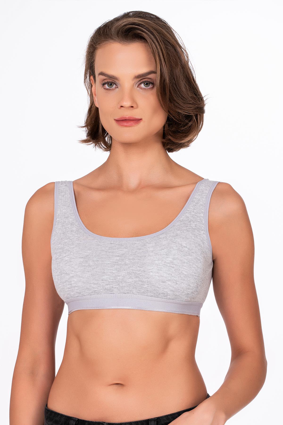 Kadın Pamuklu Kaşkorse Sporcu Sütyen | 5044