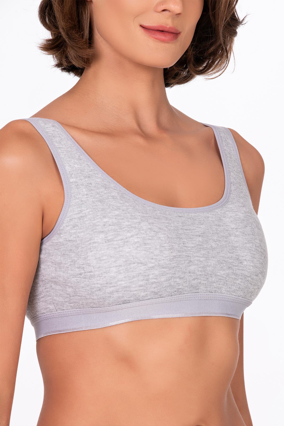Kadın Pamuklu Kaşkorse Sporcu Sütyen | 5044